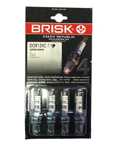 Свеча зажигания BRISK Forte DOR 15YC-1 блистер ( 4 шт.) (2112 (зазор 1,1))