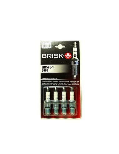 Свеча зажигания BRISK Super LR15YC-1 длин БЛИСТЕР (2108(зазор 1,1))