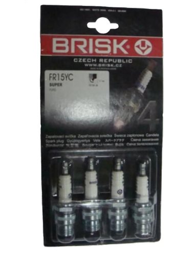 Свеча зажигания BRISK FR15YC (М-8) блистер.к-т (форд,Г-53)