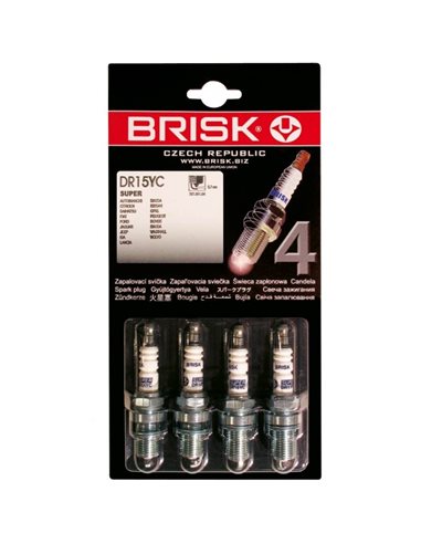 Свеча зажигания BRISK Super DR15YC БЛИСТЕР (2112)