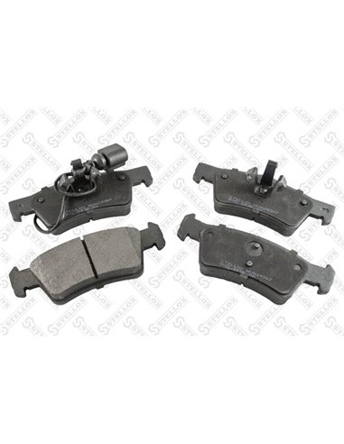 Колодки дисковые задние VW T5 03-, Peugeot 207 1.4/1.6/HDi 06- 