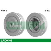 Шкив коленчатого вала, LPD0108