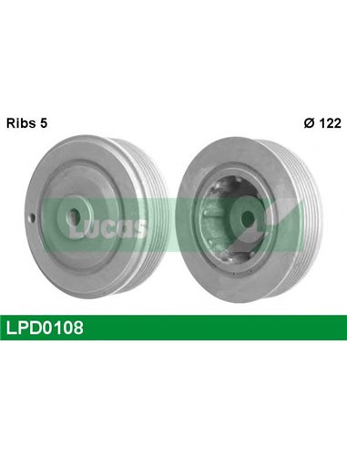 Шкив коленчатого вала, LPD0108