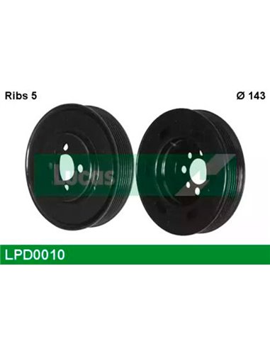 Шкив коленчатого вала, LPD0010