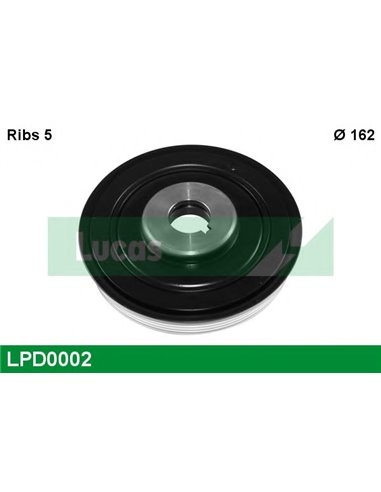 Шкив коленчатого вала, LPD0002