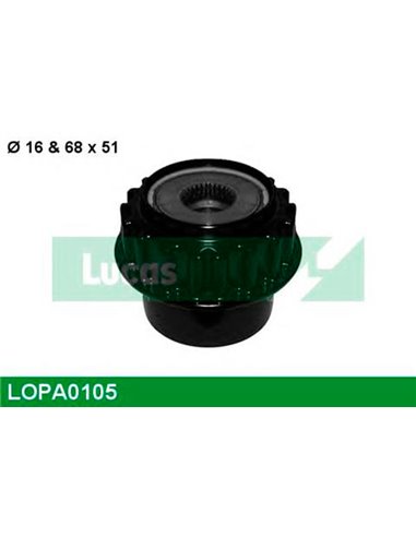 Шкив генератора инерционный, LOPA0105
