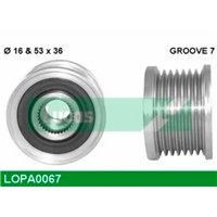 Шкив генератора инерционный, LOPA0067