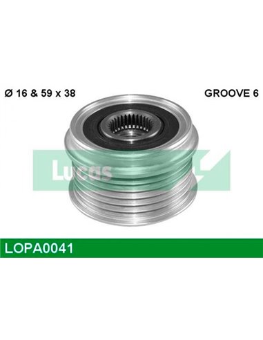Муфта обгонная генератора, LOPA0041