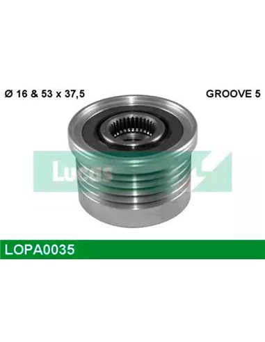 Муфта обгонная генератора, LOPA0035