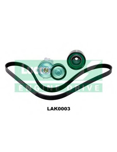 Ремень поликлиновой, комплект, LAK0003