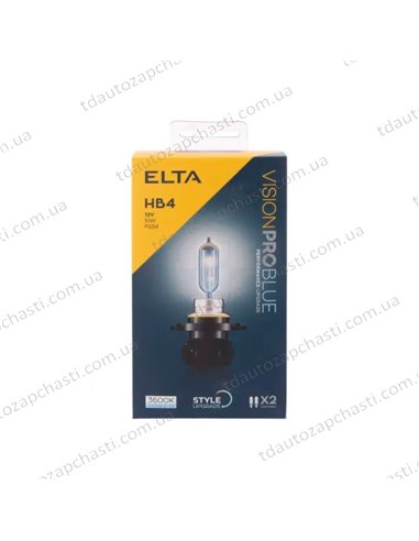Лампа 12V 51W HB4 P22d, к-т 2шт., EB1906TR