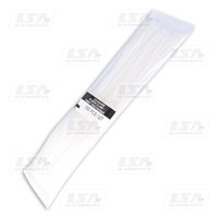 Хомут пластиковый LSA 4,8*450 (в упак. 100шт.) белый (LA 4.8x450W)