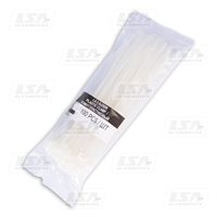 Хомут пластиковый LSA 3,6*200 (в упак. 100шт.) белый (LA 3.6x200W)