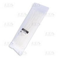 Хомут пластиковый LSA 2,5*200 (в упак. 100шт.) белый (LA 2.5x200W)