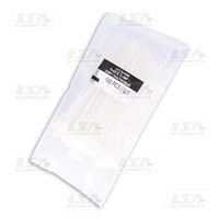 Хомут пластиковый LSA 2,5*100 (в упак. 100шт.) белый (LA 2.5x100W)