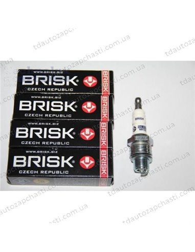 Свеча зажигания BRISK SILVER NR15S  коротк.( к-т 4 шт.) инд.уп. (402 ГАЗ)
