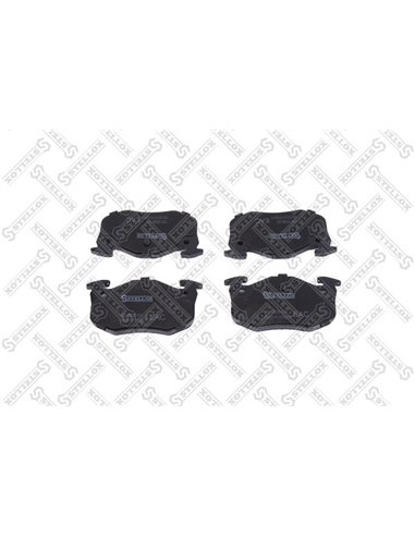 Колодки дисковые задние с антискрипными пластинами 155050BSX Citroen Xsara/Saxo 1.6-2.0/1.9TD/2.0
