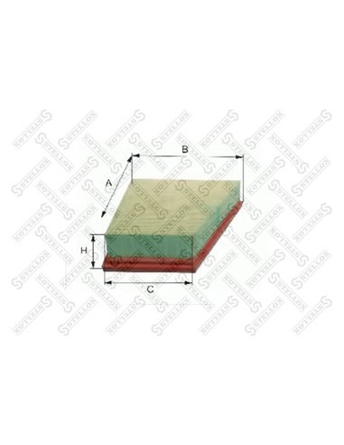 Фильтр воздушный 7100384SX Peugeot 106/205/306 1.1-1.6 91-