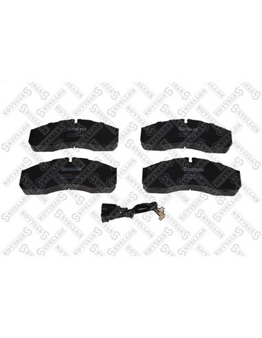 Колодки дисковые п. с антискр. пл. Iveco Daily ll 01-06, MB Sprinter/Vario