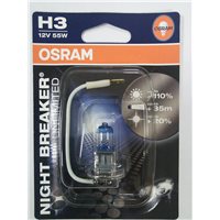 Лампа  OSRAM ориг. H3 55W PK22S NIGHT BREAKER UNLIMITED +110%