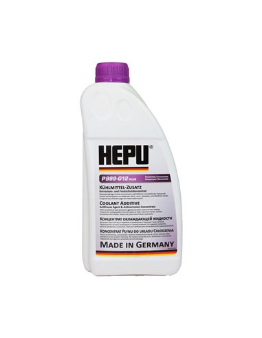 Тосол HEPU Антифриз КОНЦЕНТРАТ G12+ фиолетовый 1,5кг