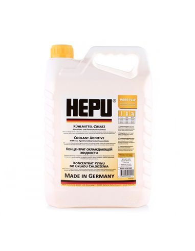 Тосол HEPU Антифриз КОНЦЕНТРАТ G11 желтый 5кг