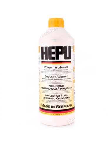 Тосол HEPU Антифриз КОНЦЕНТРАТ G11 желтый 1,5кг
