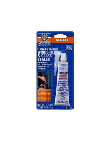 Герметик Versachem проникающий 42 г FLOWABLE SILICONE WINDSHIELD GLASS SEALER