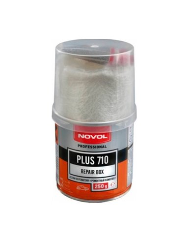 Шпатлевка 0,25кг NOVOL REPAIR BOX Plus 710 смесь для ремонта бампера