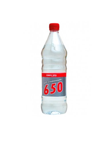Растворитель Р-650  1л  (без прикурсоров) Химрезерв