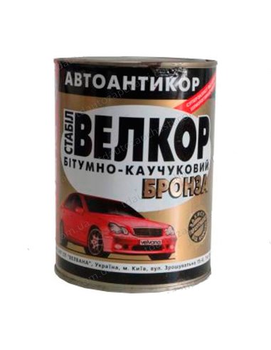 Мастика Велкор 1,8 кг бит.-каучук. бронза