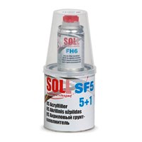 Грунтовка Soll акрил 5:1 0.75л белый HS SF5 (отв.HS FH6 - 150мл)