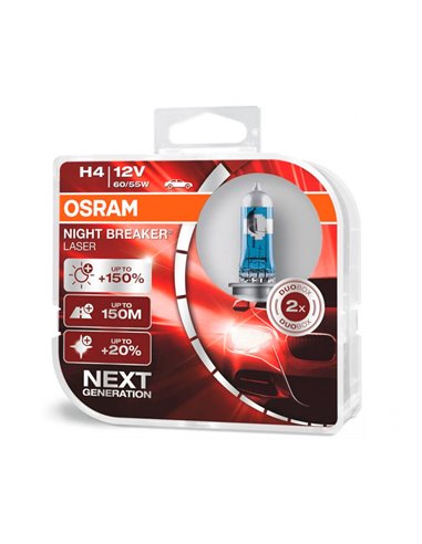 Лампа OSRAM ориг. H4 60/55W P43 Next Generation +150%