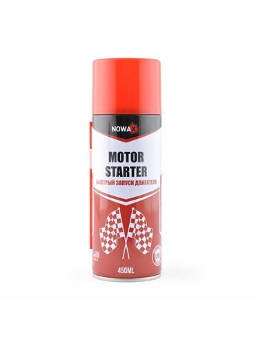 Ефір для запуску двигуна Nowax MOTOR STARTER,450ml (NX45110)