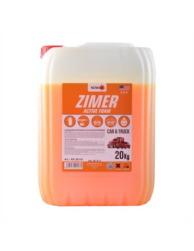 Активна піна Nowax 20кг Zimer Active Foam безконтактна мийка NX20118
