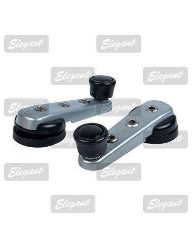 Ручка склопідіймача ВАЗ-2105 сіра метал Elegant (EL 100 540)