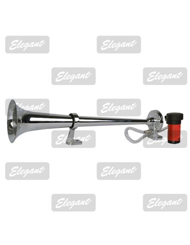 Сигнал звуковий повітряний 1 труба 12V (chrome) Elegant 450мм (100 790)