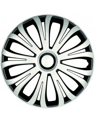 Колпаки на колеса R16, Р16 AVERA silver black