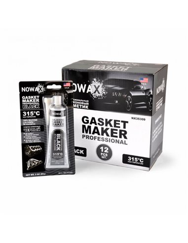 Герметик прокладок Nowax 85g чорний (+315C) (NX35309)