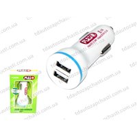 Зарядка для телефона 2 USB (12   24V - 5V 2,4A) PULSO (C-2026)