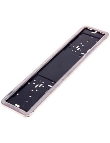 Рамка номера Нержавійка Vitol Silver (РН-50050)