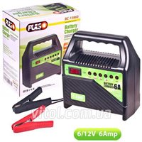 Зарядний пристрій Pulso 6-12V 6A 15-80AHR светодиодн.индик. (ЗУ-15860)