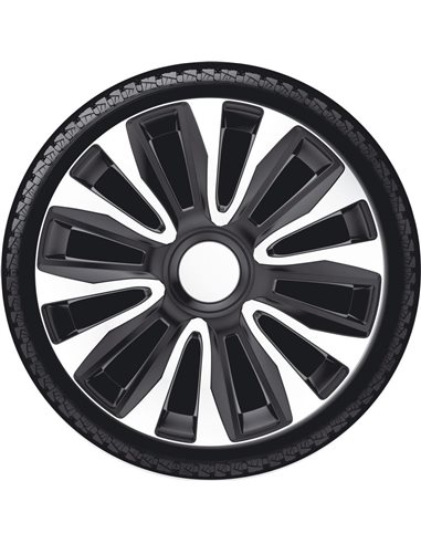 Колпаки на колеса R13, Р13 AVALONE silver black