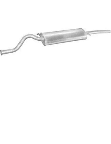 Глушник основний, задня частина ВАЗ-2110 нерж. (11.16)