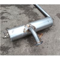 Глушитель основной, задняя часть ТАВРИЯ 1102 с сопилкой (38.02) 2
