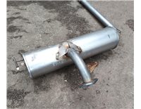 Глушитель основной, задняя часть ТАВРИЯ 1102 с сопилкой (38.02)