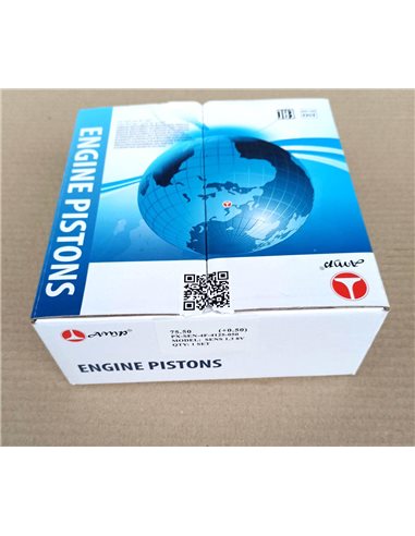 Поршень двигателя Sens СЕНС 1.3 d.75.50 с пальцами (PX-SEN-4F-4125-050)