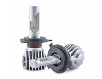 Лед лампи світлодіодні LED SOLAR H4 білий 12/24V 6500K 6000Lm 50W Cree Chip 1860 (8604)