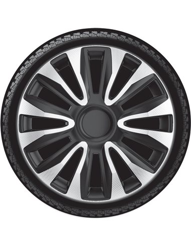 Ковпаки Argo R15 AVALON CARBON SILVER & BLACK Р15