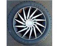 Ковпаки на колеса R14, Р14 KENDO silver black